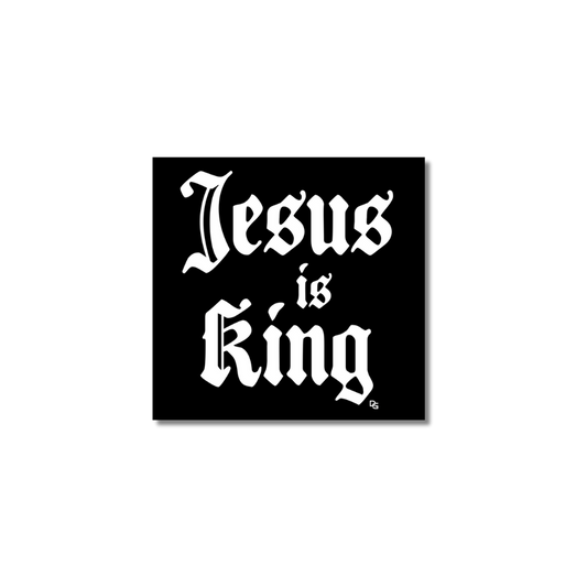 Jesus Is King Sticker