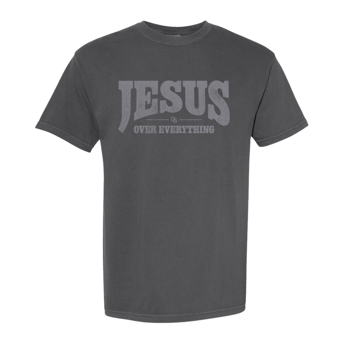 Jesus Over Everything Pepper T-shirt