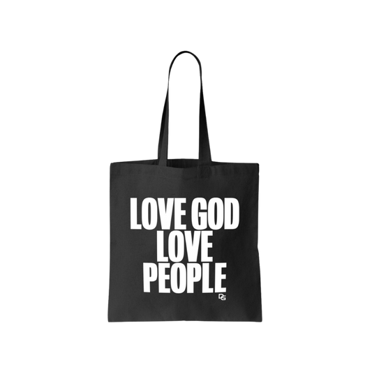 Love God Love People Tote