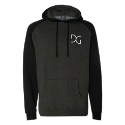 Haven't seen to yet DG charcoal heather black hoodie white writing front chest design product shot Danny Gokey