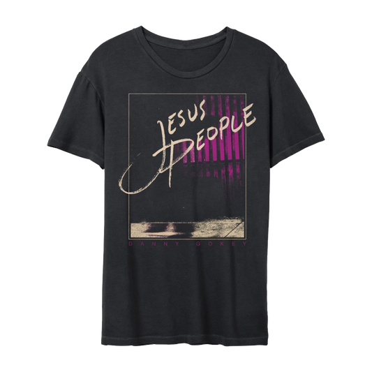 Jesus People vintage dark heather grey unisex jersey tee product shot Danny Gokey