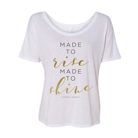 Made To Rise White Tee