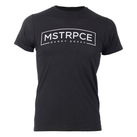 Masterpiece framed white writing DG black tee product shot Danny Gokey